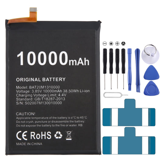 10000mAh BAT20M1310000 Battery Replacement For DOOGEE S88 / S88 Pro, For DOOGEE S88 / S88 Pro