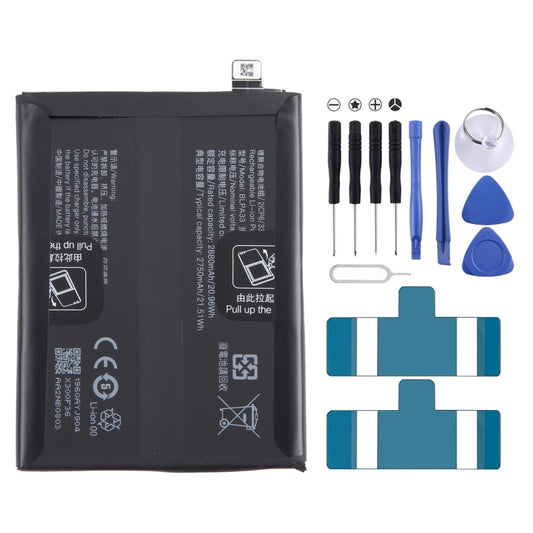 2680mAh BLPA33 Battery Replacement For OnePlus Ace 3, For OnePlus Ace 3