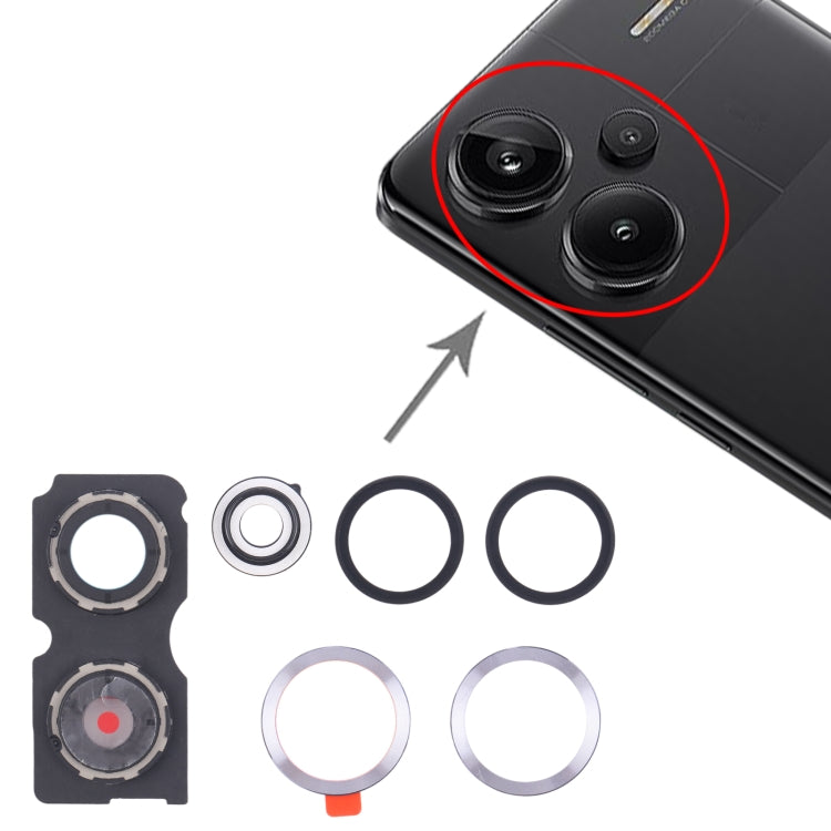 For Xiaomi Redmi Note 13 Pro+ Back Camera Lens Frame, For Xiaomi Redmi Note 13 Pro+