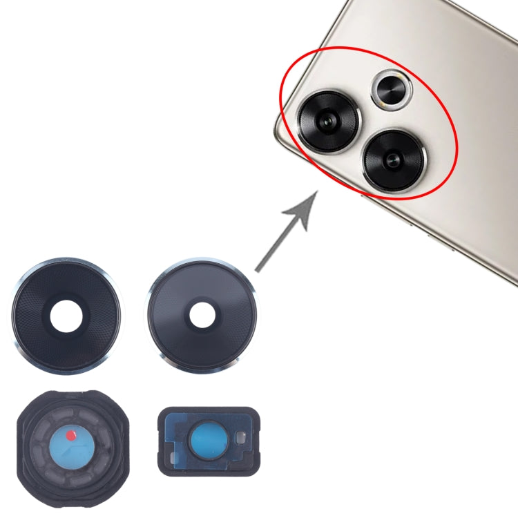 For Xiaomi Poco F6 Camera Lens Cover, For Xiaomi Poco F6