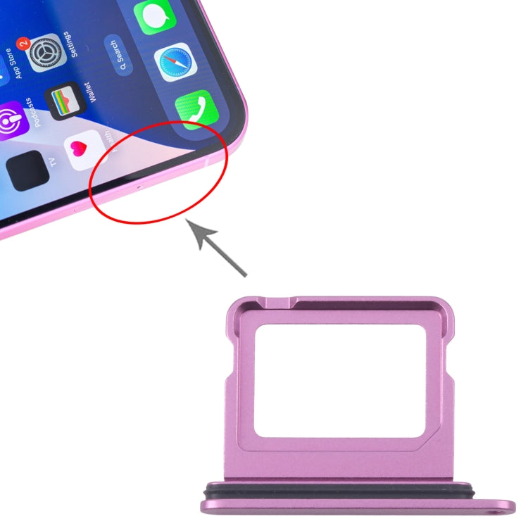 Bandeja para tarjeta SIM de iPhone 16 Plus, para iPhone 16 Plus (SIM única), para iPhone 16 Plus (SIM única)