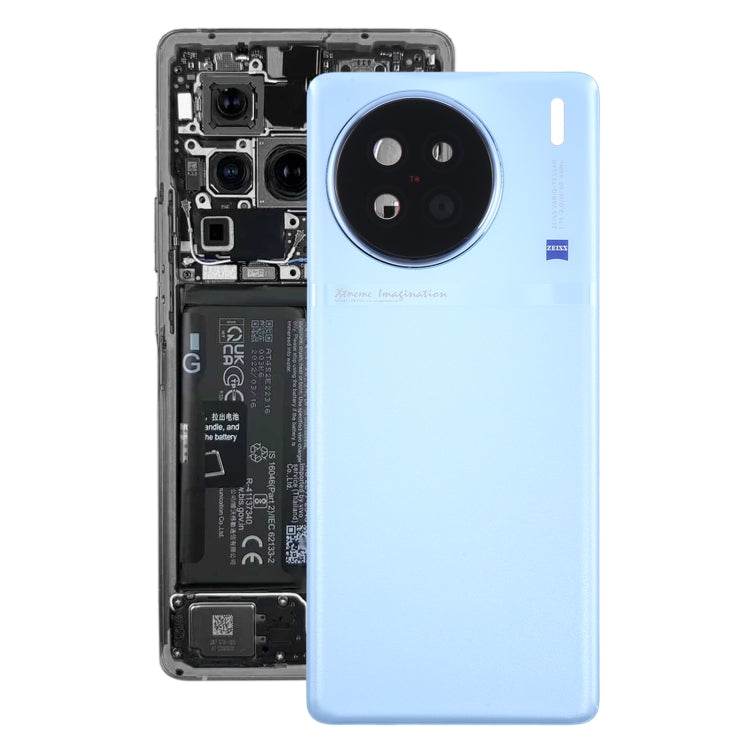 For vivo X90 Battery Back Cover with Camera Lens Cover, For vivo X90(with Camera Lens)