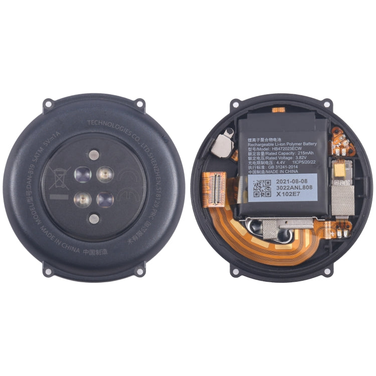 For Huawei Watch GT 2 42mm DAN-B19 Original Back Cover Full Assembly With Battery, Long FPC, For Huawei Watch GT 2 42mm (Original)