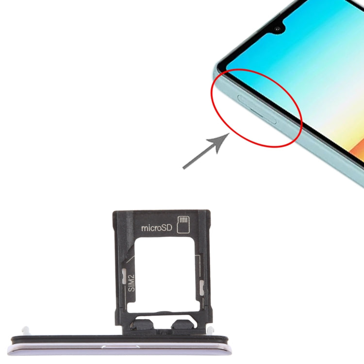 For Sony Xperia Ace SIM + Micro SD Card Tray, For Sony Xperia Ace