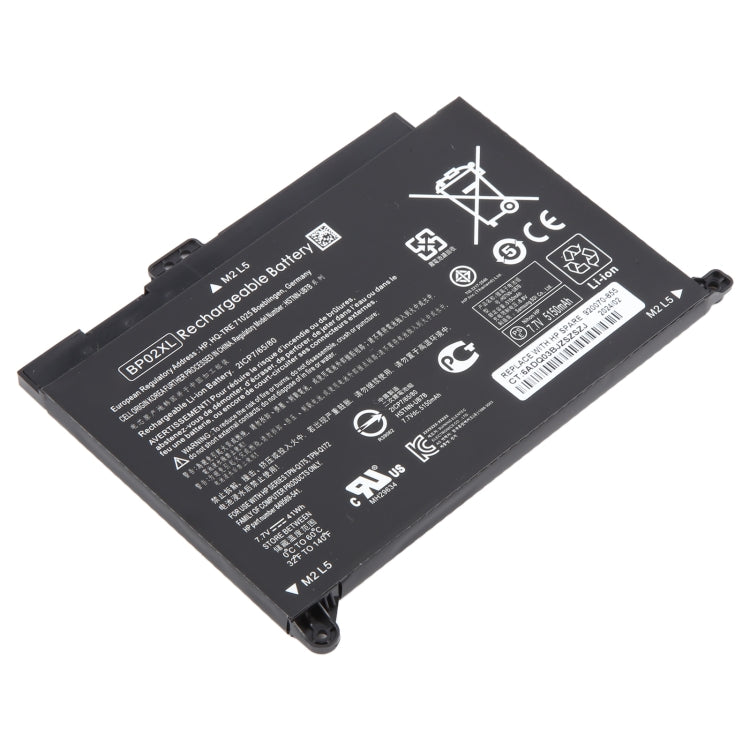 7.7V 41Wh 5150mAh Li-ion Battery For HP Pavilion PC 15 15-AU Series TPN-Q172 TPN-Q175 HSTNN-UB7B HSTNN-LB7H  BP02XL, For HP Pavilion PC 15 15-AU Series