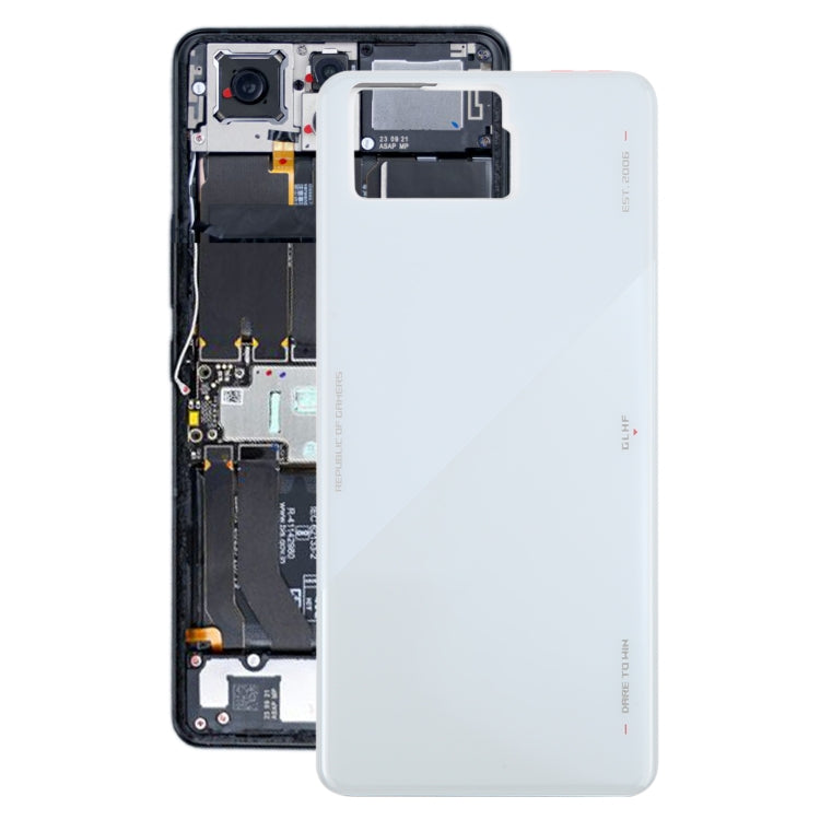 For Asus ROG Phone 8 Pro AI2401 AI2401_A Original Glass Battery Back Cover