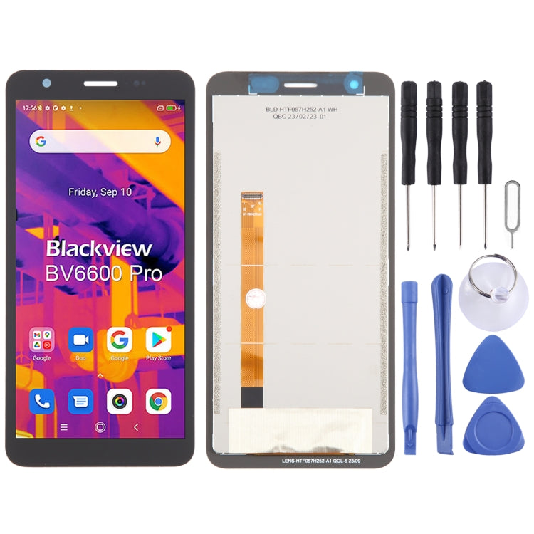 LCD Screen and Digitizer Full Assembly for Blackview BV6600 Pro, For Blackview BV6600 Pro