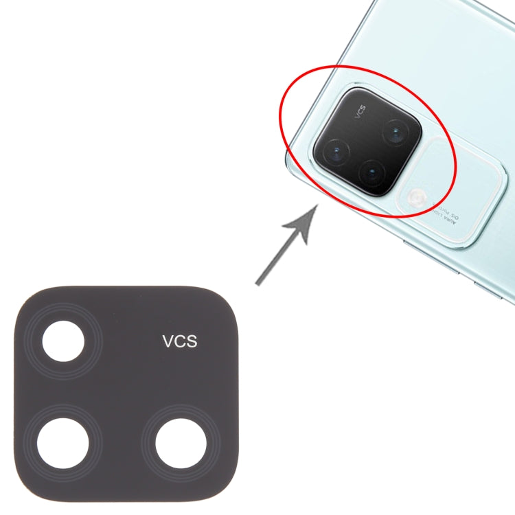 For vivo S18 Pro 10pcs OEM Back Camera Lens, For vivo S18 Pro
