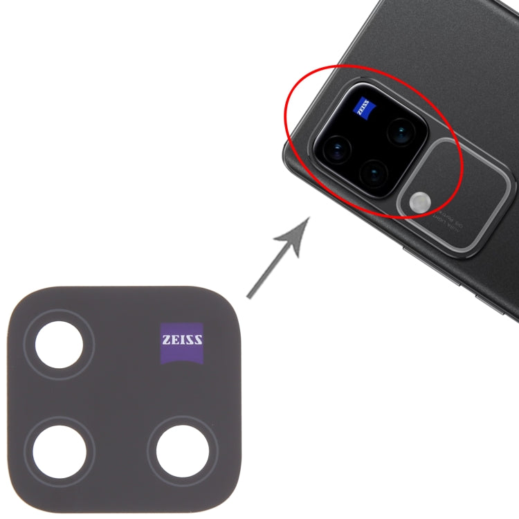 For vivo V30 Pro 10pcs OEM Back Camera Lens, For vivo V30 Pro