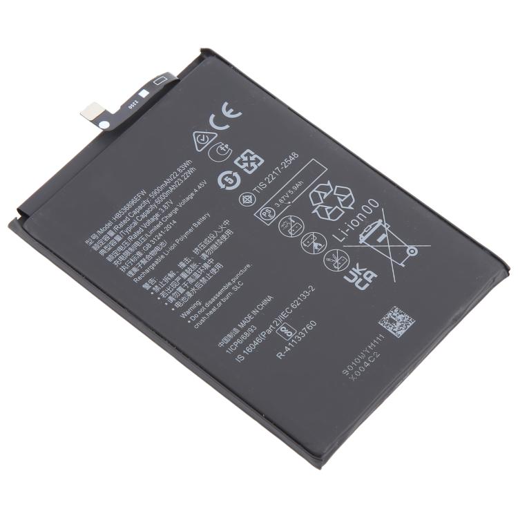 For Huawei Nova Y70 HB536896EFW 5900mAhLi-Polymer Battery Replacement, For Huawei Nova Y70