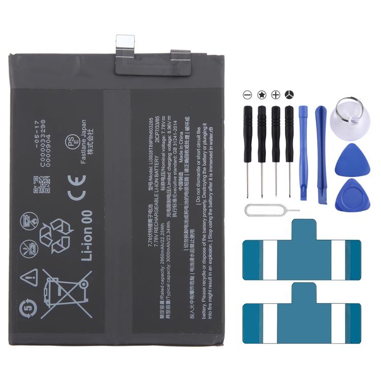 For ZTE Nubia Red Magic 8 Pro NX729J Li3928T89P8h603285 3000mAh Battery Replacement, For ZTE Nubia Red Magic 8 Pro