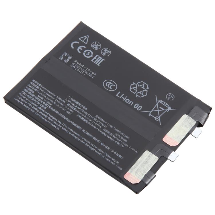 For ZTE Nubia Red Magic 9 Pro+ NX769J Li3927T89P8h613485 2700mAh Battery Replacement, For ZTE Nubia Red Magic 9 Pro+