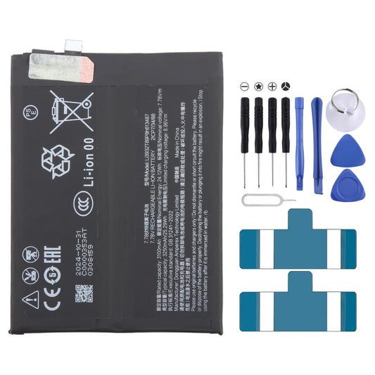 For ZTE Nubia Red Magic 9 Pro Li3932T89P8h613487 3250mAh Battery Replacement, For ZTE Nubia Red Magic 9 Pro
