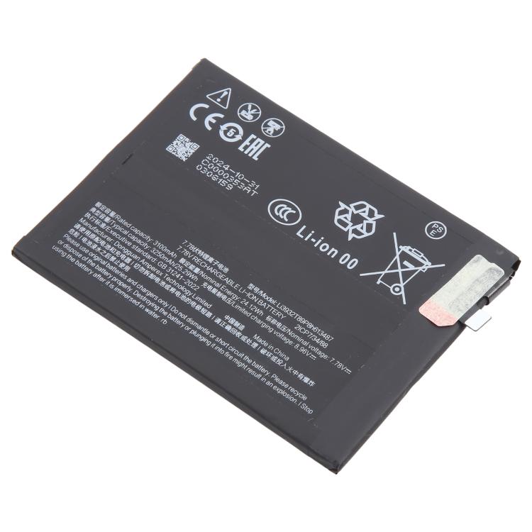 For ZTE Nubia Red Magic 9 Pro Li3932T89P8h613487 3250mAh Battery Replacement, For ZTE Nubia Red Magic 9 Pro