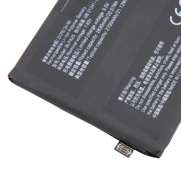 For OnePlus 12 5G BLPA25 2630mAh Battery Replacement, For OnePlus 12 5G