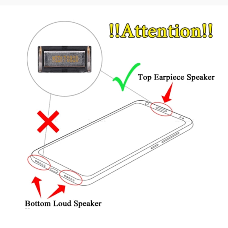 10 PCS Earpiece Speaker for ZTE Nubia Z17 Lite, For ZTE Nubia Z17 Lite
