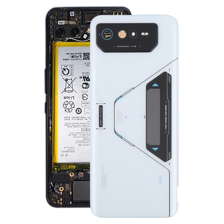 For Asus ROG Phone 6 Pro AI2201-D Glass Battery Back Cover with NFC/LCD, For Asus ROG Phone 6 Pro