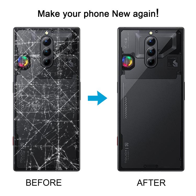 For ZTE nubia Red Magic 8S Pro NX729J Glass Battery Back Cover, For ZTE nubia Red Magic 8S Pro