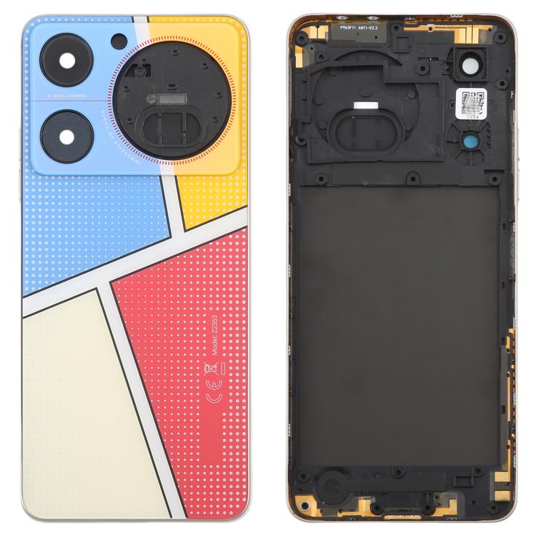 For ZTE nubia Music Z2353 Glass Battery Back Cover with Middle Frame / Camera Lens Cover