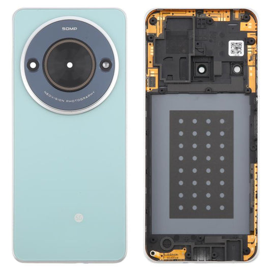 For ZTE Blade A75 5G Z2357N / Blade V60 Smart Glass Battery Back Cover with Middle Frame / Camera Lens Cover, For ZTE Blade A75 5G(with Middle Frame)