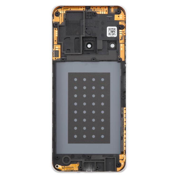 For ZTE Blade A75 5G Z2357N / Blade V60 Smart Glass Battery Back Cover with Middle Frame / Camera Lens Cover, For ZTE Blade A75 5G(with Middle Frame)