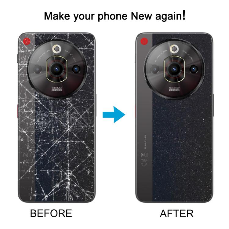For ZTE nubia Focus Pro Z2351N Glass Battery Back Cover with Middle Frame / Camera Lens Cover