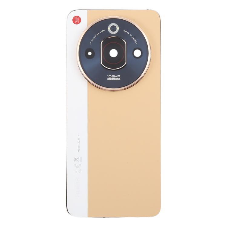 For ZTE nubia Focus Pro Z2351N Leather Battery Back Cover with Middle Frame / Camera Lens Cover, For ZTE nubia Focus Pro(Leather with Middle Frame)