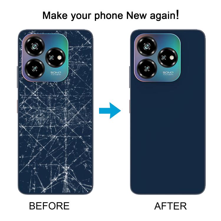 For ZTE Blade V60 Design Z2350 Glass Battery Back Cover with Middle Frame / Camera Lens Cover, For ZTE Blade V60 Design (with Middle Frame)