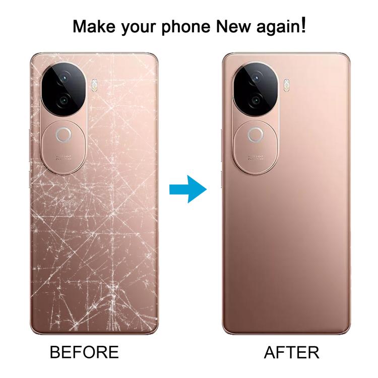 For vivo V40e Battery Back Cover with Camera Lens Cover, For vivo V40e