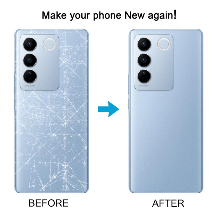 For vivo V27 / V27 Pro Battery Back Cover with Camera Lens Cover, For vivo V27 / V27 Pro