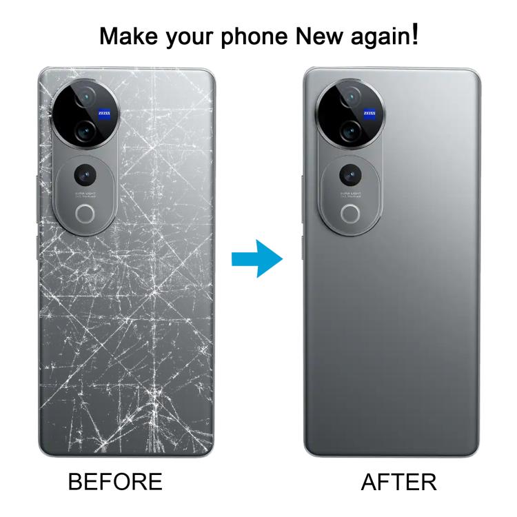 For vivo V40 Pro Battery Back Cover with Camera Lens Cover, For vivo V40 Pro