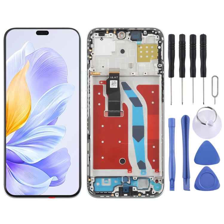 For Honor X60i Original LCD Screen Digitizer Full Assembly with Frame