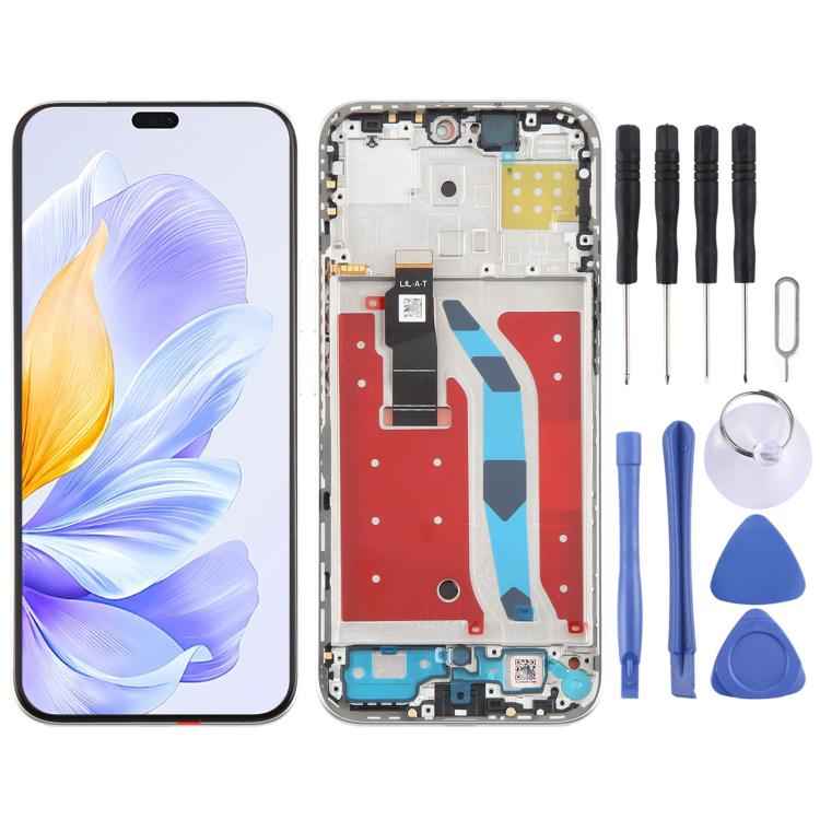 For Honor X60i Original LCD Screen Digitizer Full Assembly with Frame