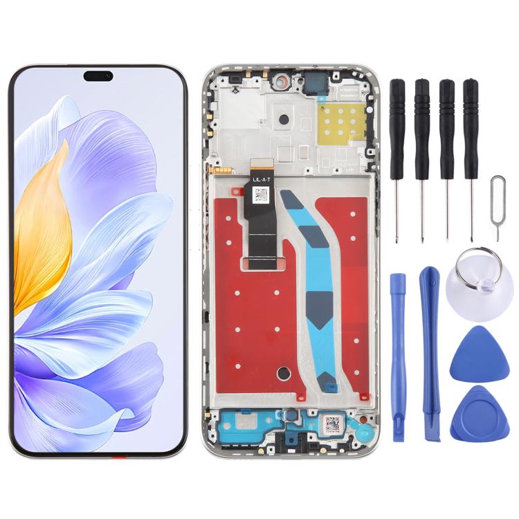For Honor X60i Original LCD Screen Digitizer Full Assembly with Frame, For Honor X60i  (Original), For Honor X60i (Original)