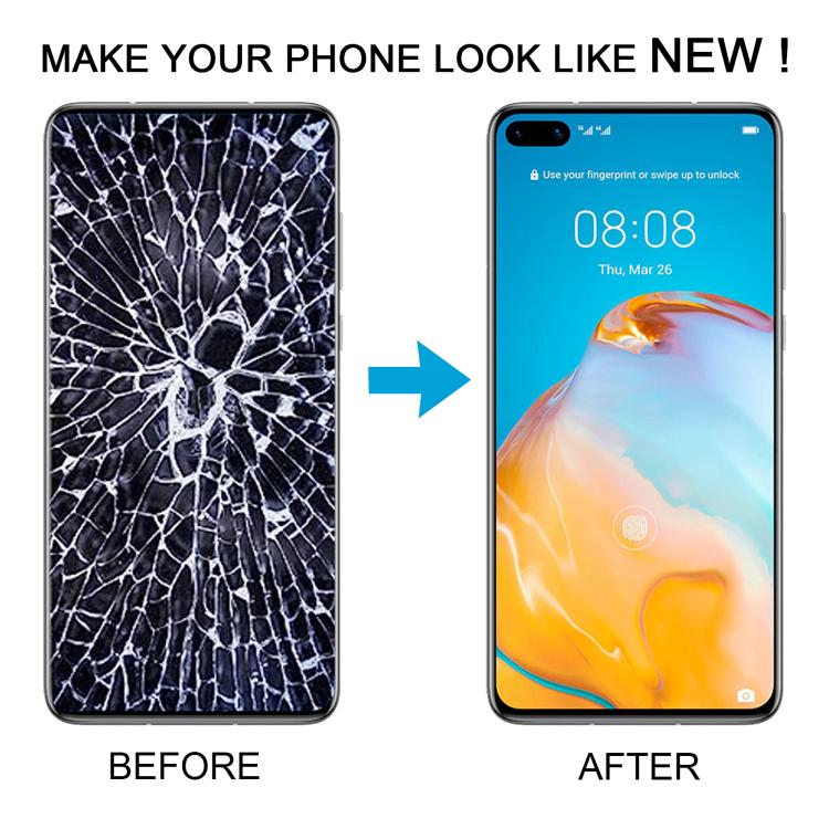For Huawei P40 TFT LCD Screen Digitizer Full Assembly with Frame, Not Supporting Fingerprint Identification, For Huawei P40 (TFT)