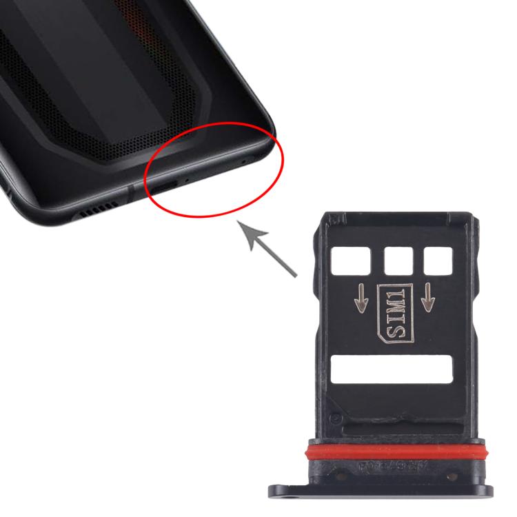 For ZTE nubia RedMagic 7 NX679J SIM Card Tray + SIM Card Tray, For ZTE nubia RedMagic 7 NX679J