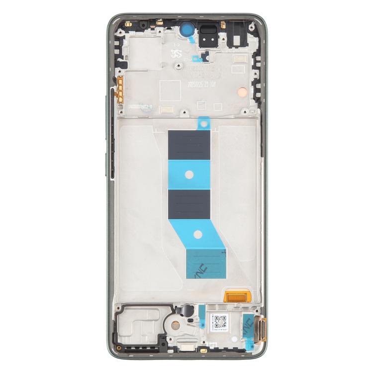 Écran LCD AMOLED d'origine avec châssis pour Xiaomi Redmi Note 14 5G (Inde)