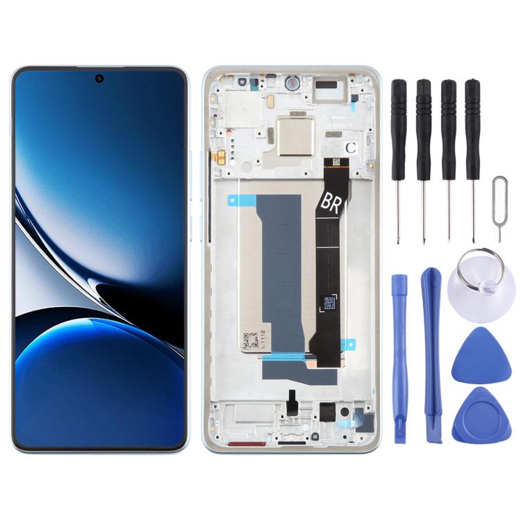For Xiaomi Redmi Turbo 4 AMOLED Original LCD Screen Digitizer Full Assembly with Frame