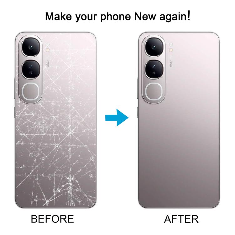 For vivo V40 Lite IDN Version Original Battery Back Cover with Camera Lens Cover, For vivo V40 Lite 5G India Version(Original)