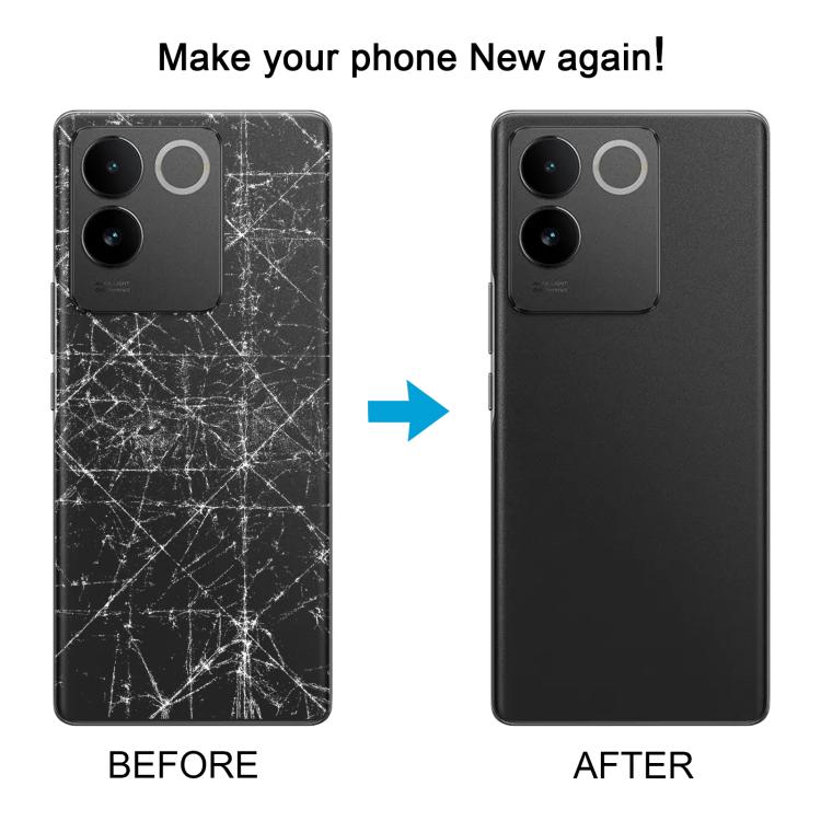 For vivo S17e Battery Back Cover with Camera Lens Cover, For vivo S17e
