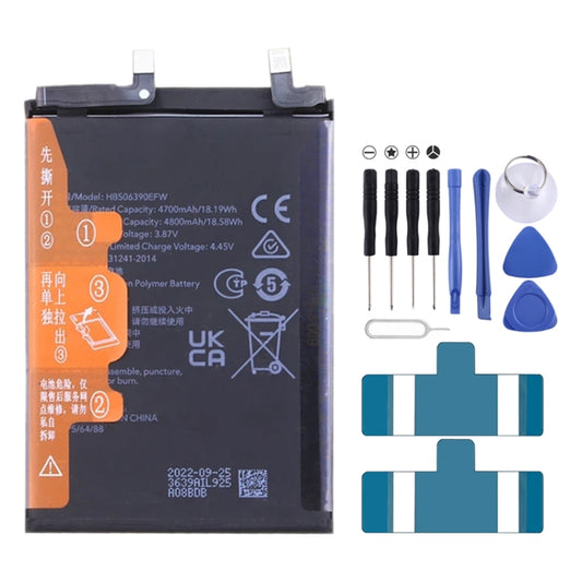 4800mAh Battery Replacement For Honor 70 FNE-AN00 / 80 Pro / 80 GT AGT-AN00 ANB-AN00 HB506390EFW, For Honor 70 / 80 Pro / 80 GT