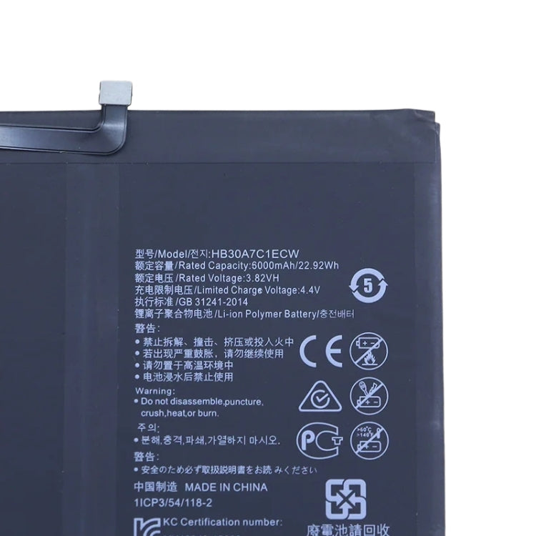 6000mAh Battery Replacement For Huawei MediaPad M6 Turbo 8.4 / M6 8.4 VRD-AL09 VRD-AL10 VRD-W10 VRD-W09 HB30A7C1ECW, For Huawei MediaPad M6 Turbo 8.4 / M6 8.4
