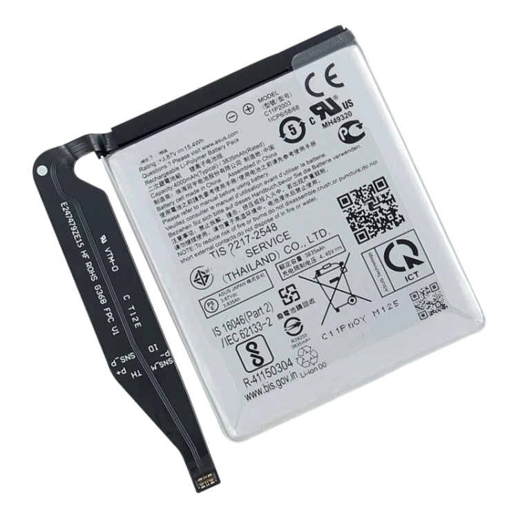 4000mAh Battery Replacement For ASUS Zenfone 8 ZS590KS / 8 mini / 8 5G C11P2003, For ASUS Zenfone 8