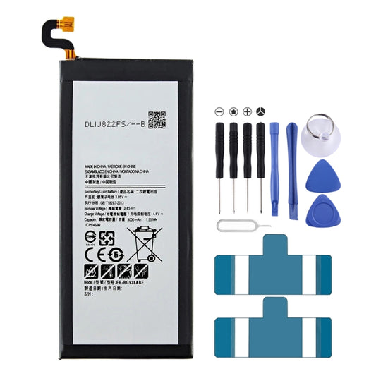 3000mAh Battery Replacement For Samsung Galaxy S6 Edge+ SM-G9280 G928P G928F G928V G9280 G9287 EB-BG928ABE EB-BG928ABA, For Samsung Galaxy S6 Edge+