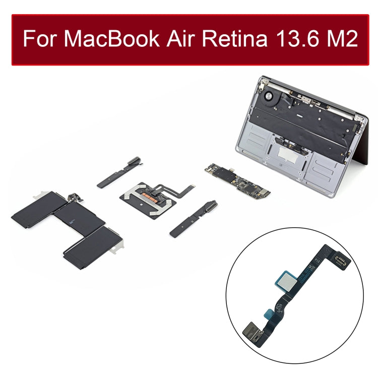 821-03871-02A LCD Screen Cover Angle Sensor Sleep Cable for MacBook Air Retina 13.6 M2 A2681 2022  EMC4074, A2681 2022