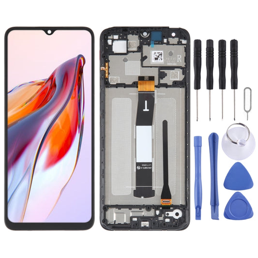 For Xiaomi Poco C55 OEM LCD Screen Digitizer Full Assembly with Frame, For Xiaomi Poco C55