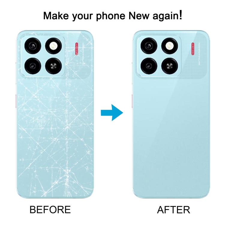 For ZTE Blade A55 Z2450 Plastic Back Cover with Camera Lens Cover