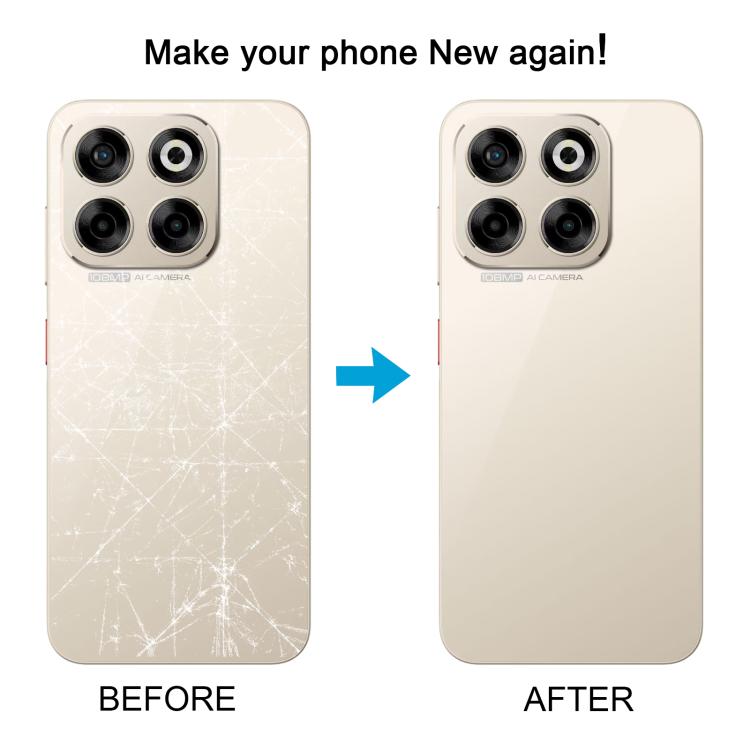 For ZTE Axon 70 Glass Battery Back Cover with Adhesive, For ZTE Blade V70 / Axon 70 (Glass Material)