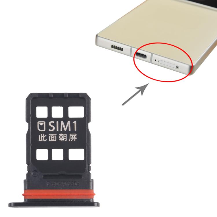 For ZTE nubia Z70 Ultra NX733J NX736J SIM + SIM Card Tray, For ZTE nubia Z70 Ultra