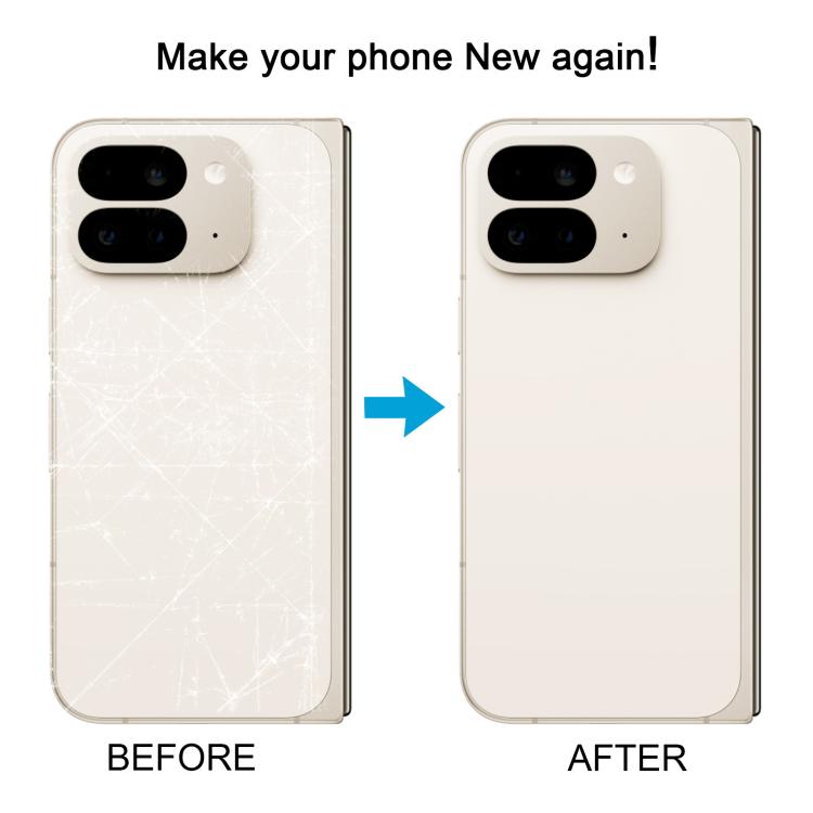 For Google Pixel 9 Pro Fold Original Back Cover with Camera Lens Cover, For Google Pixel 9 Pro Fold (Original)